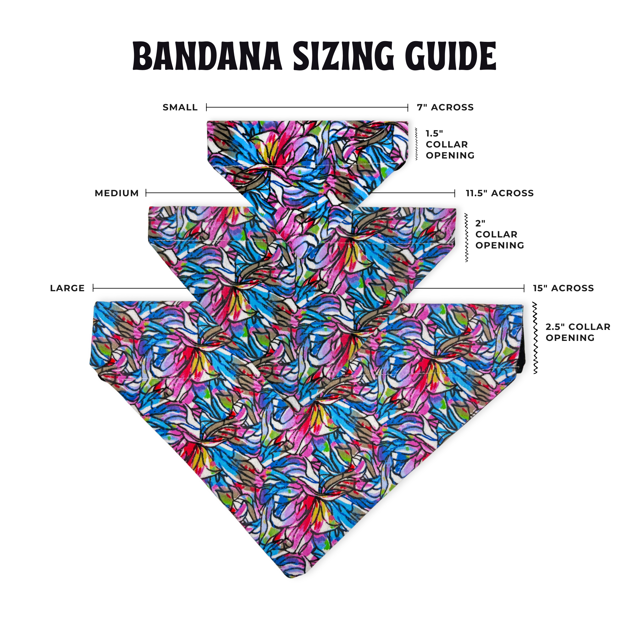 Stained Glass Dog Bandana