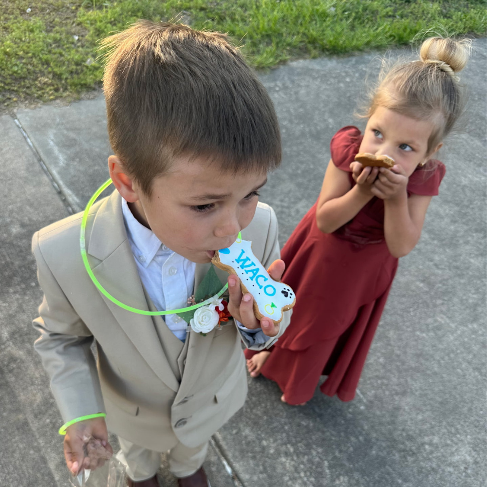 Custom Personalized Jumbo Dog Cookie