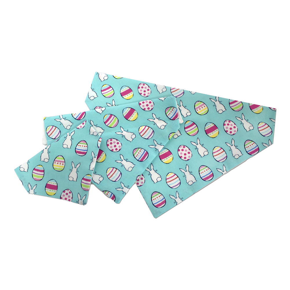 Teal Easter Dog Bandana