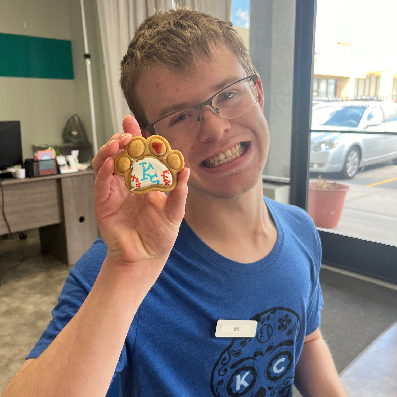 Kansas City Royals Dog Cookies