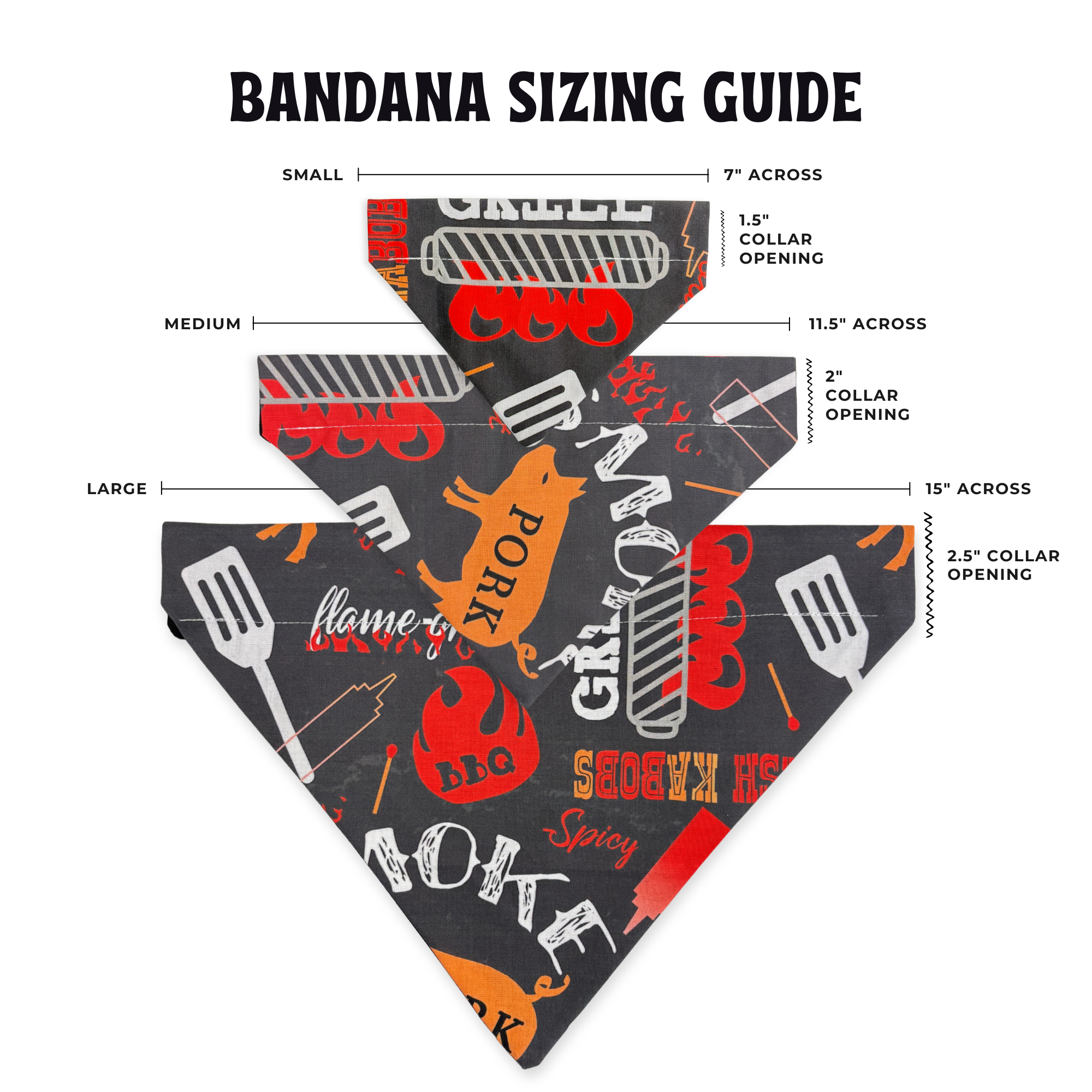 BBQ Smokehouse Dog Bandana