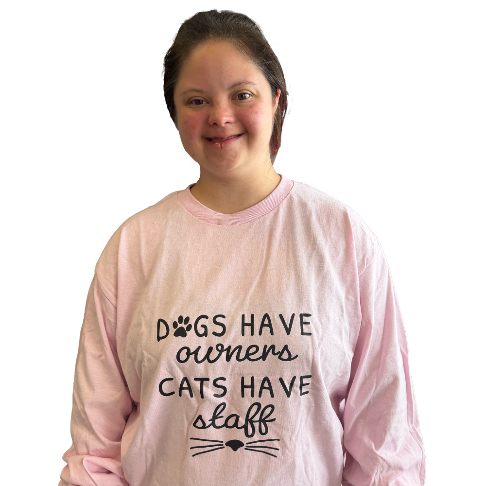 Pink LS Cats have staff Tshirt