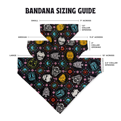 Star Wars Sugar Skulls Dog Bandana