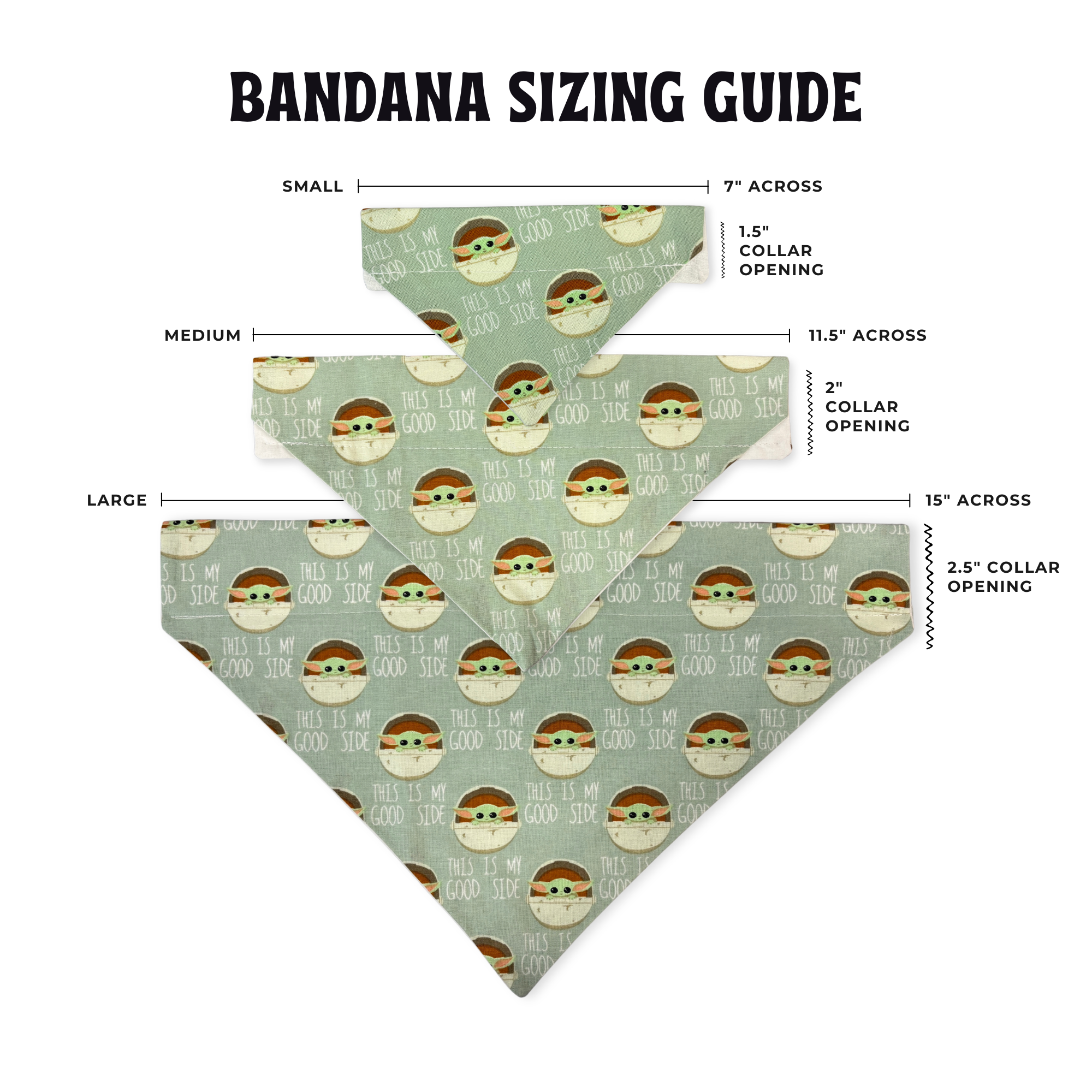 Star Wars Good Side Dog Bandana