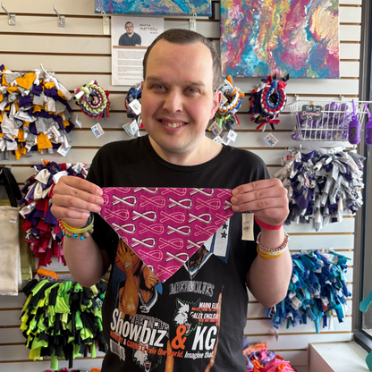 Breast Cancer Awareness Dog Bandana