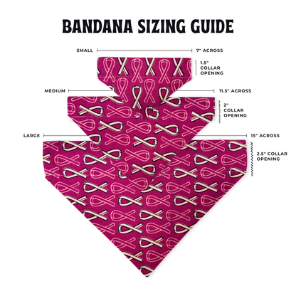 Breast Cancer Awareness Dog Bandana