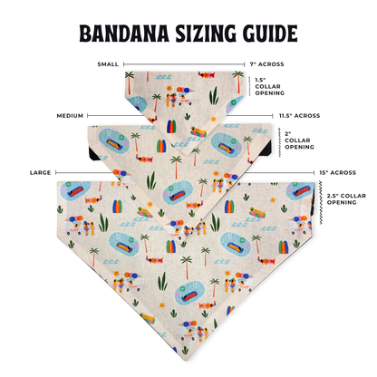 Dog Summer Fun Dog Bandana