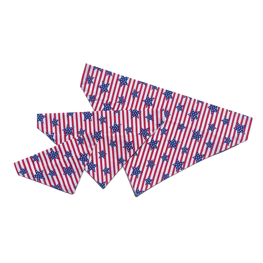 4th of July Stars and Stripes Dog Bandana