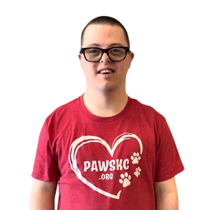 Red PawsKC Heart T-shirt