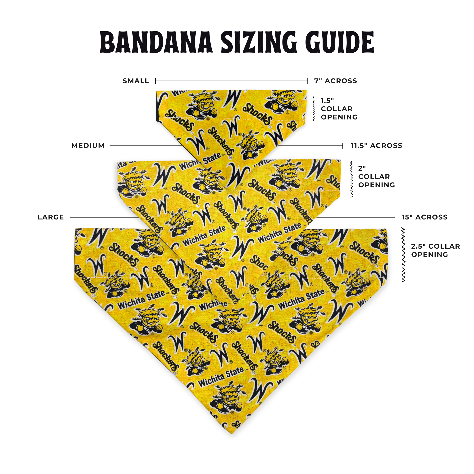 Wichita State University Dog Bandana