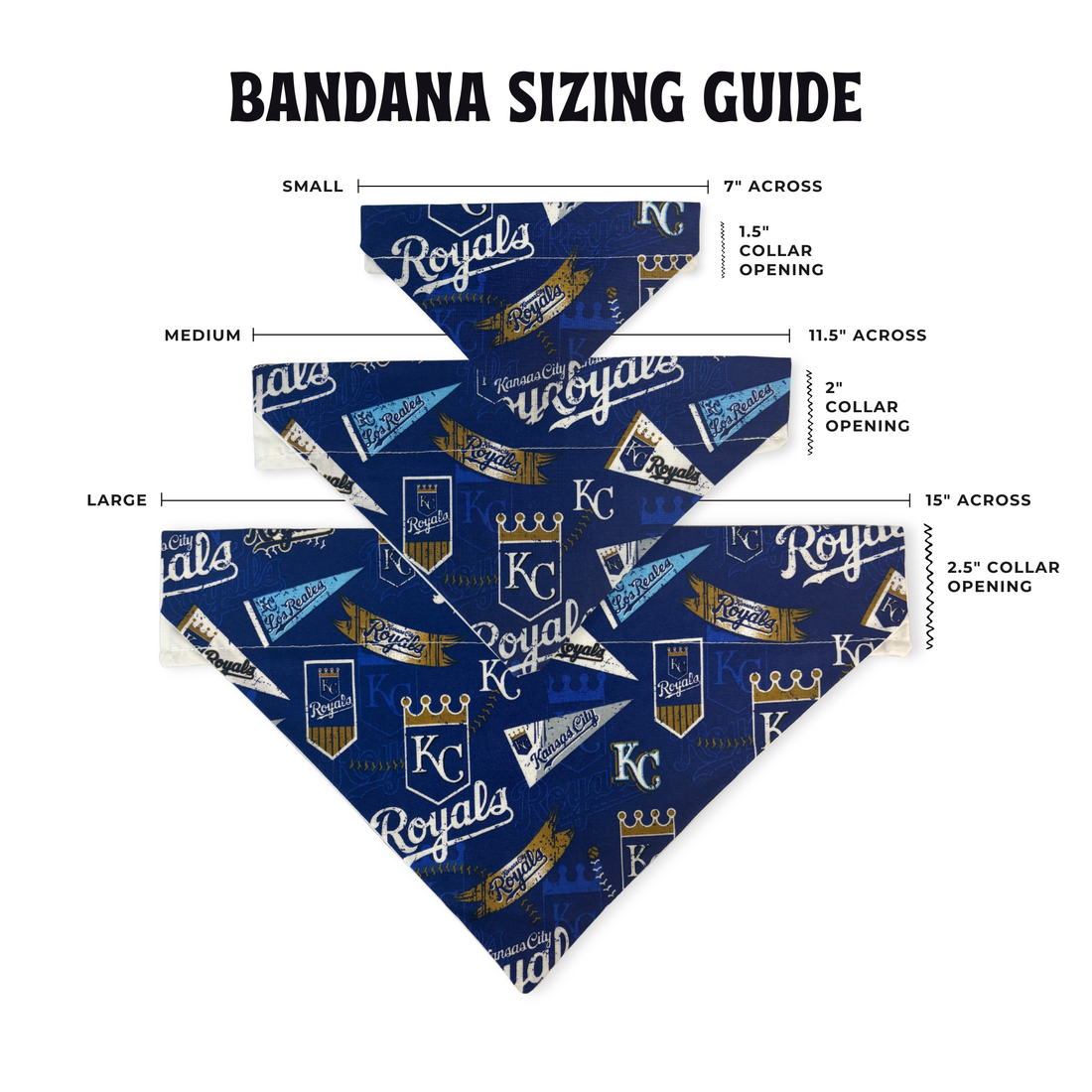 Royals Flag Dog Bandana