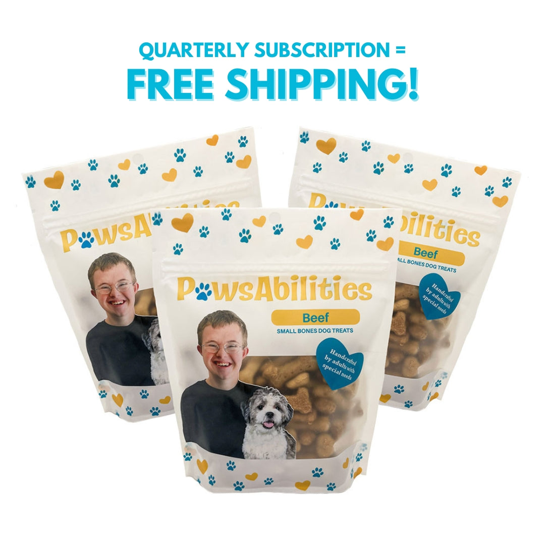 Quarterly Subscription Beef Dog Treats