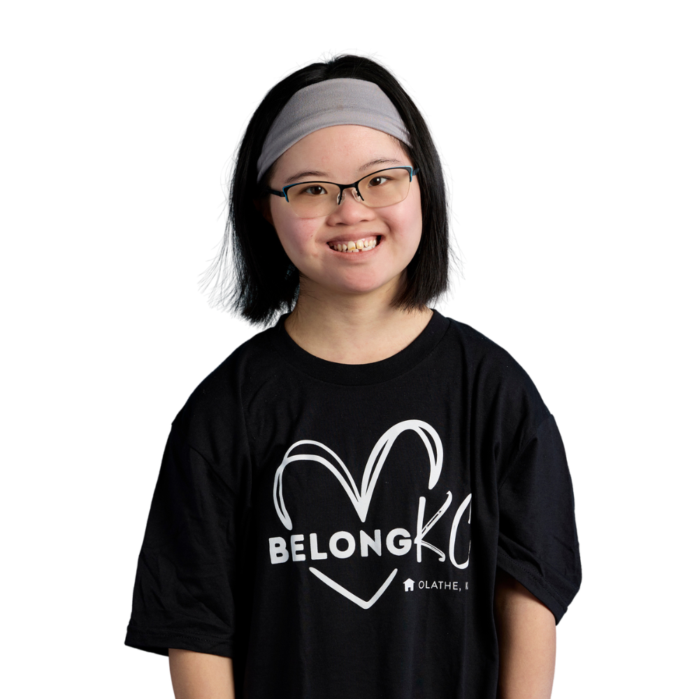 Black BelongKC Heart T-Shirt