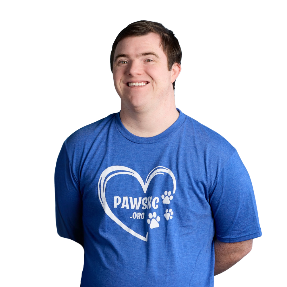 Blue PawsKC Heart T-Shirt