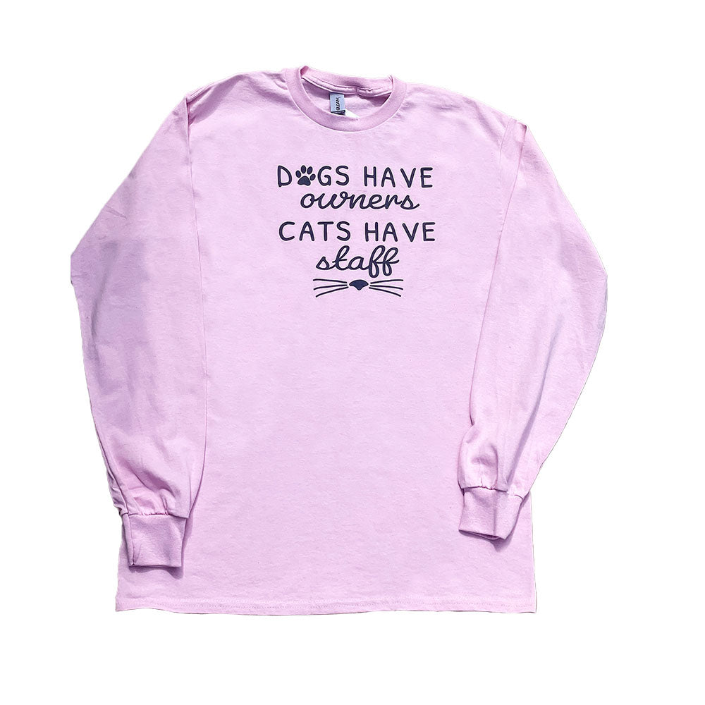 Pink LS Cats have staff Tshirt