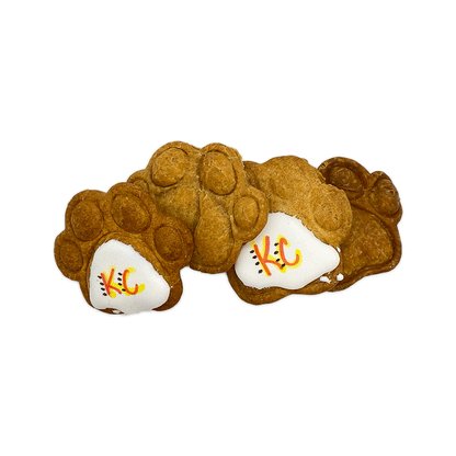 Kansas City Football Dog Cookies