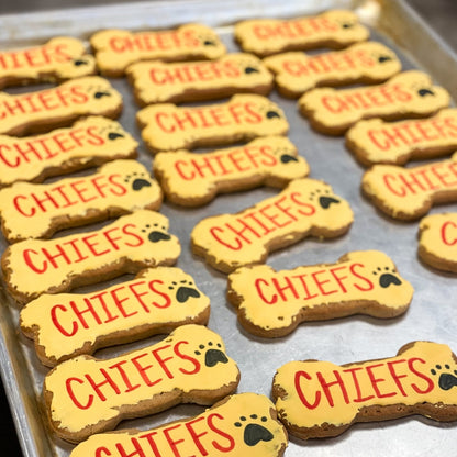 Kansas City Chiefs Jumbo Dog Cookie
