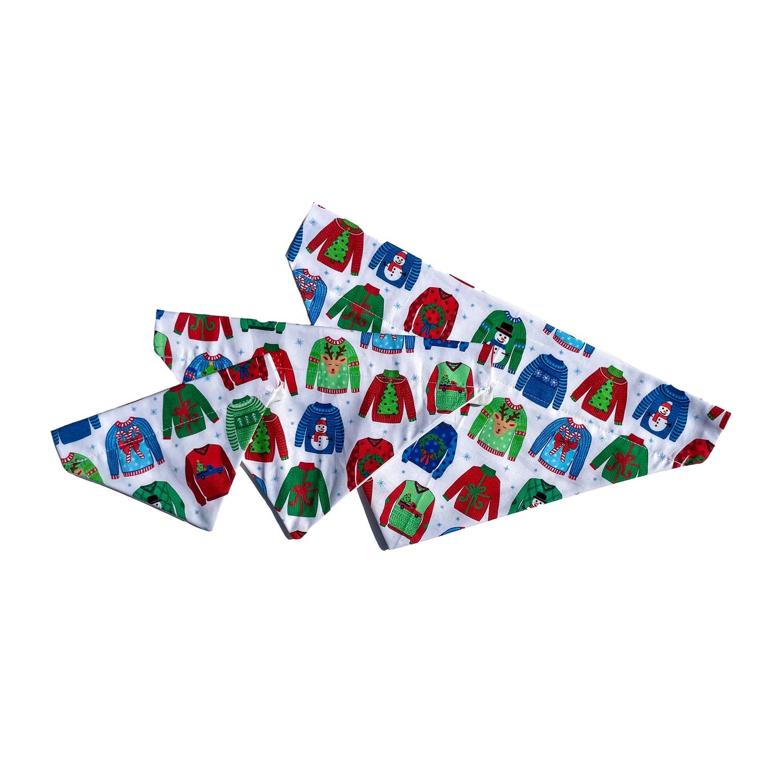 Christmas Sweater Dog Bandana