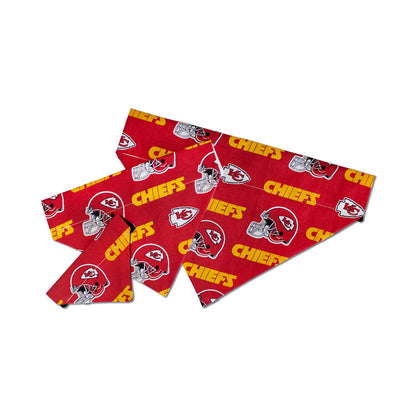 KC Football Helmet Dog Bandana