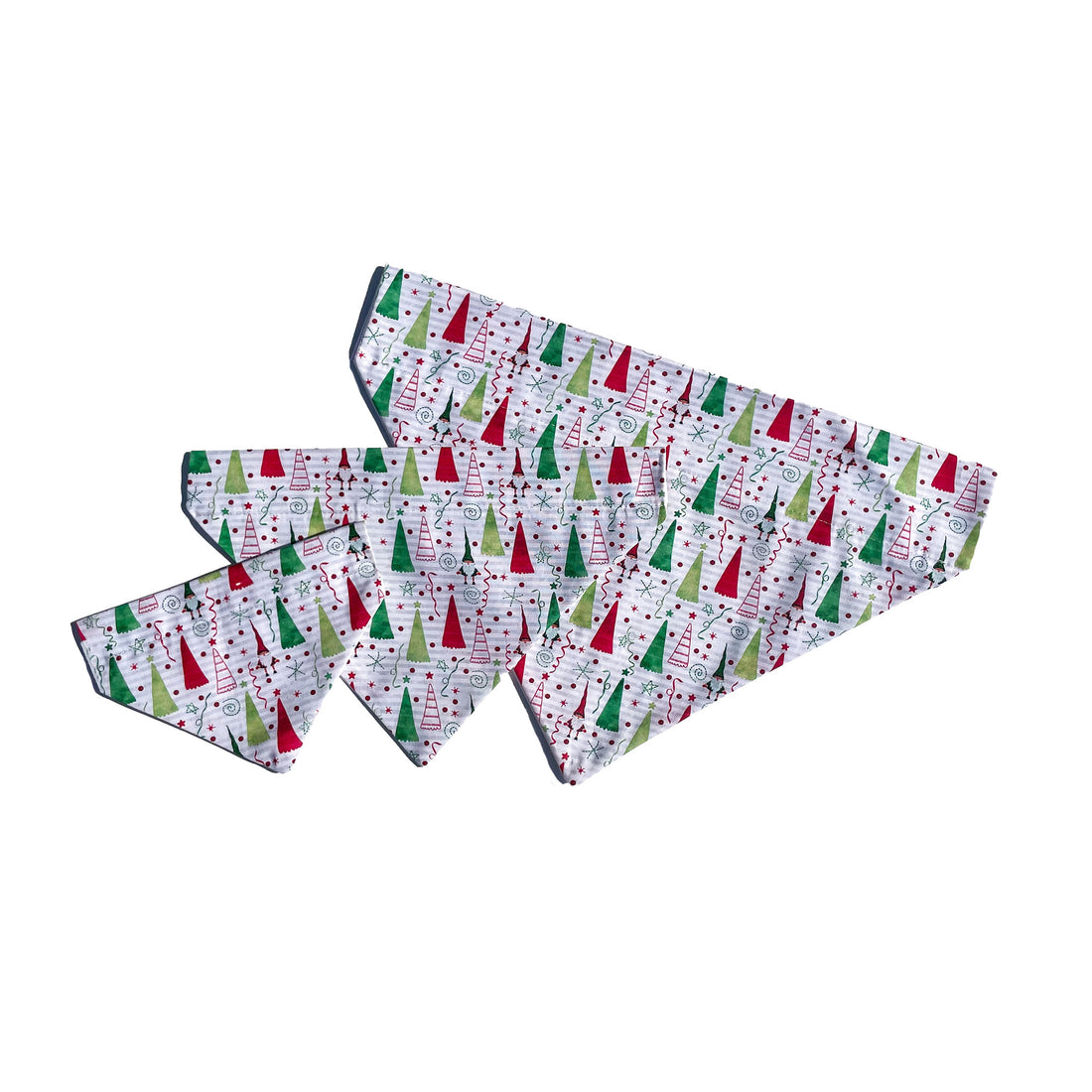 Gnome Christmas Tree Dog Bandana