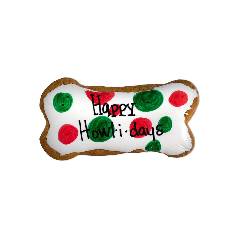 Christmas Happy Howlidays Dog Cookie