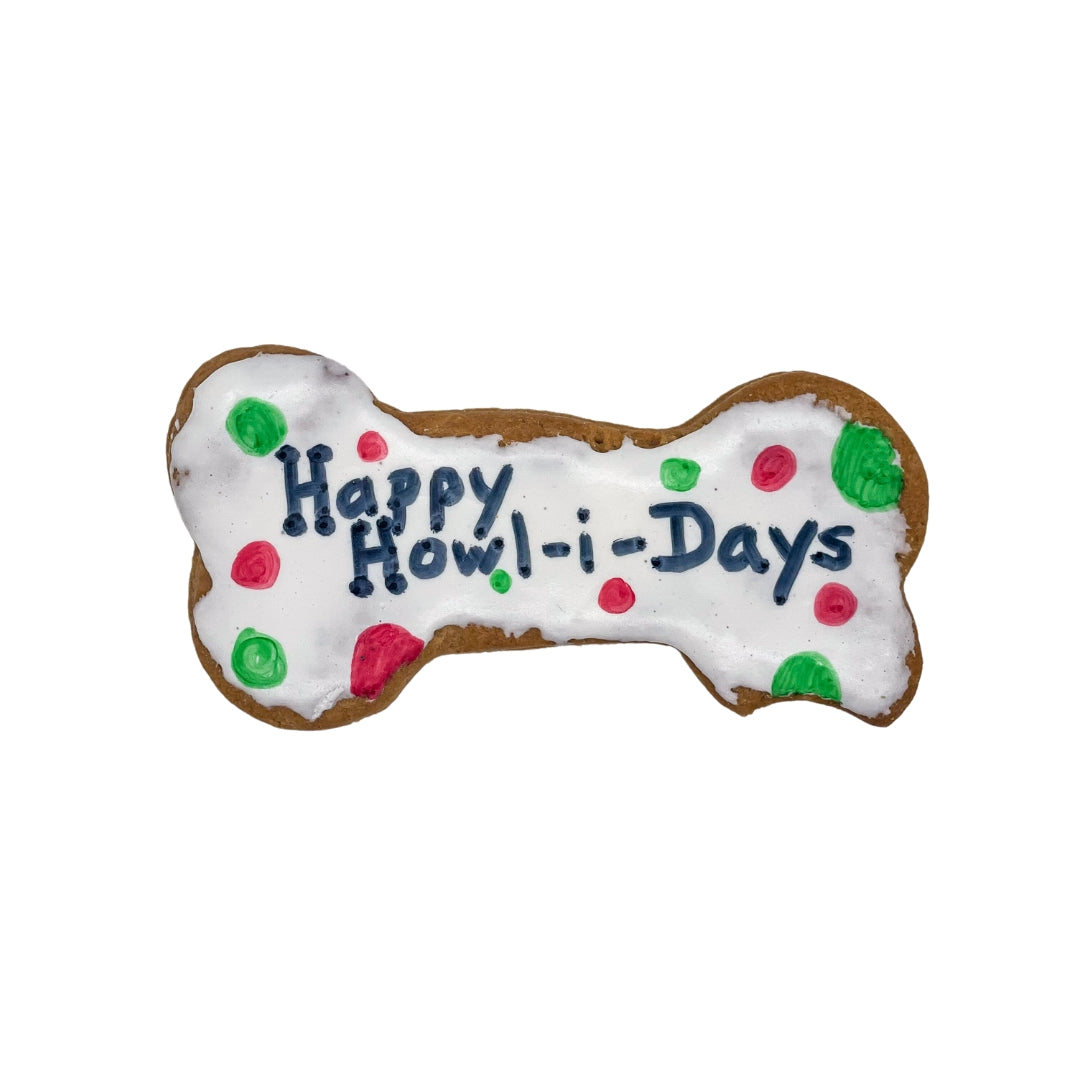 Christmas Happy Howlidays Dog Cookie