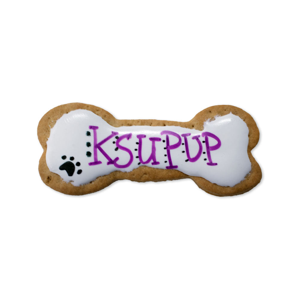 Kansas State University KSU Pup Jumbo Dog Cookie