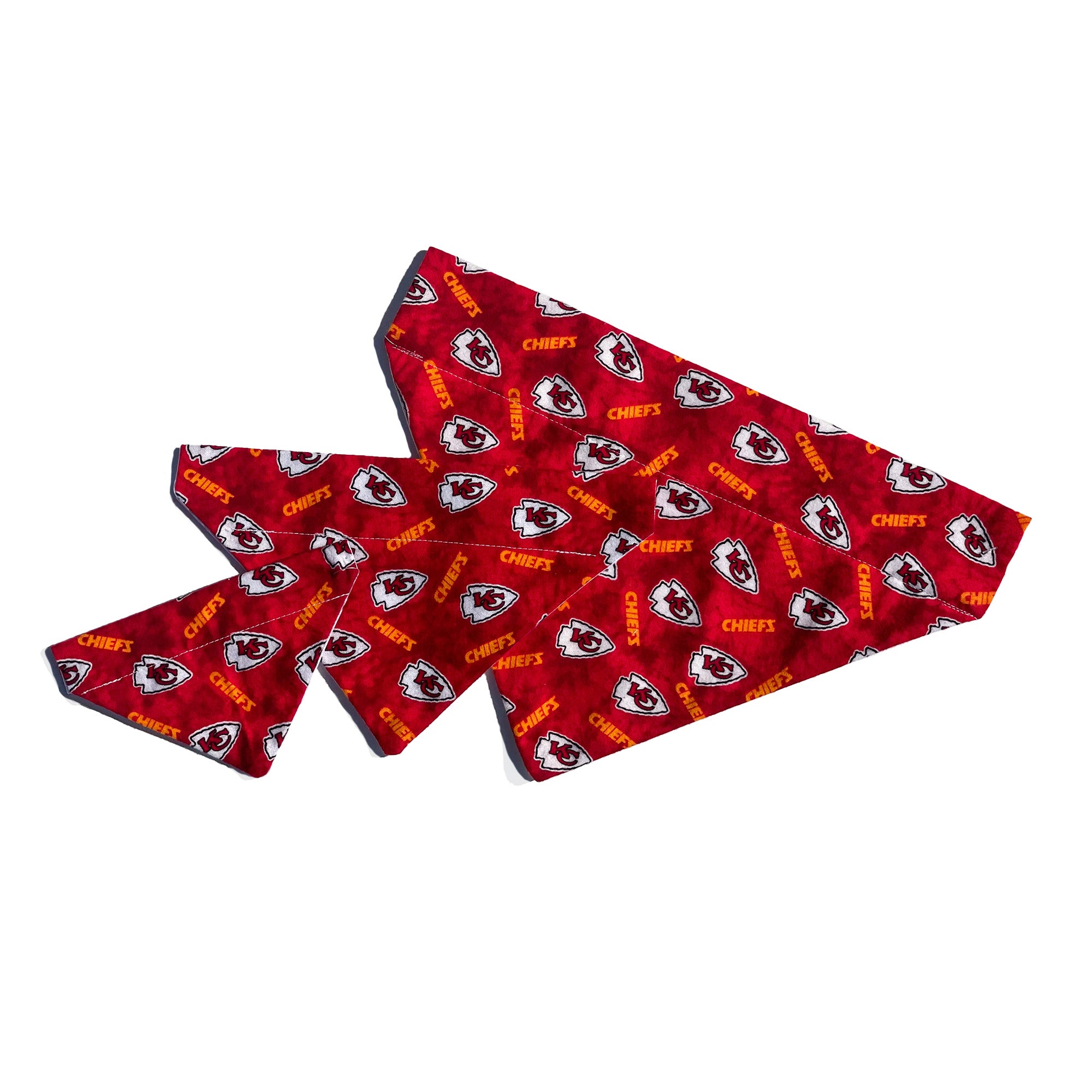 Kansas City Chiefs Flannel Dog Bandana