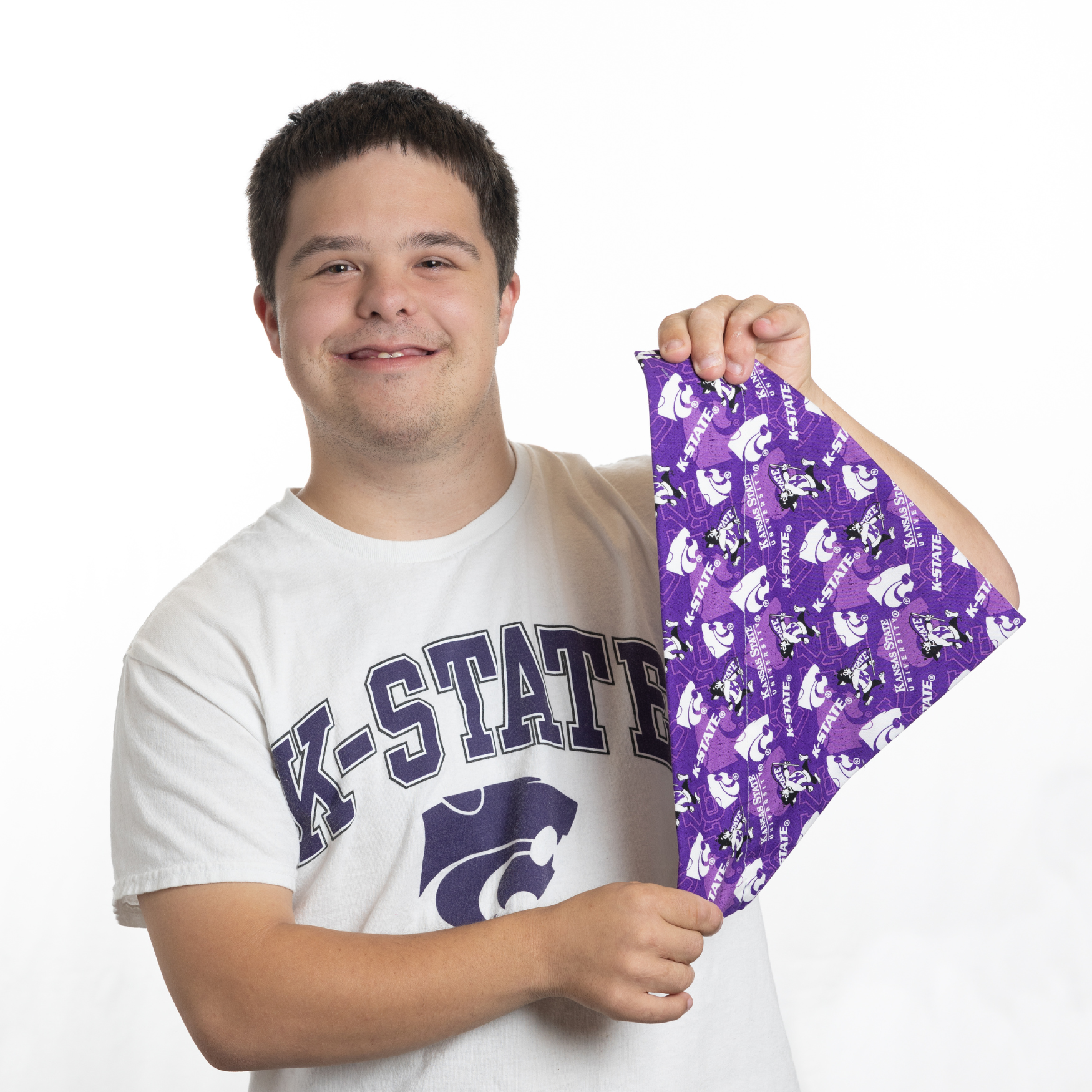 Kansas State University Purple Dog Bandana