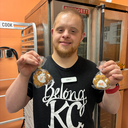 Kansas City Football Dog Cookies