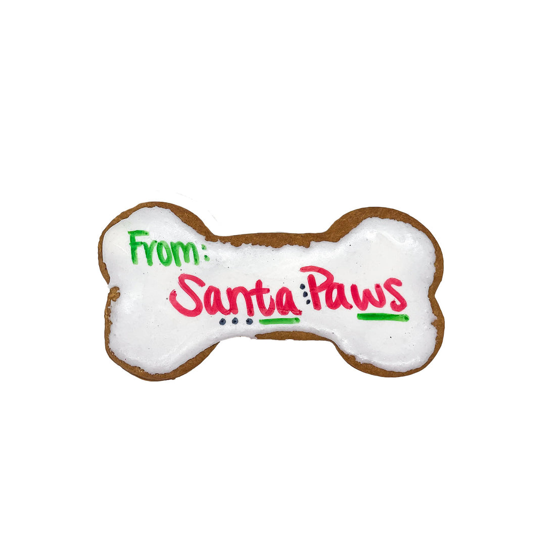 Christmas Santa Paws Jumbo Dog Cookie