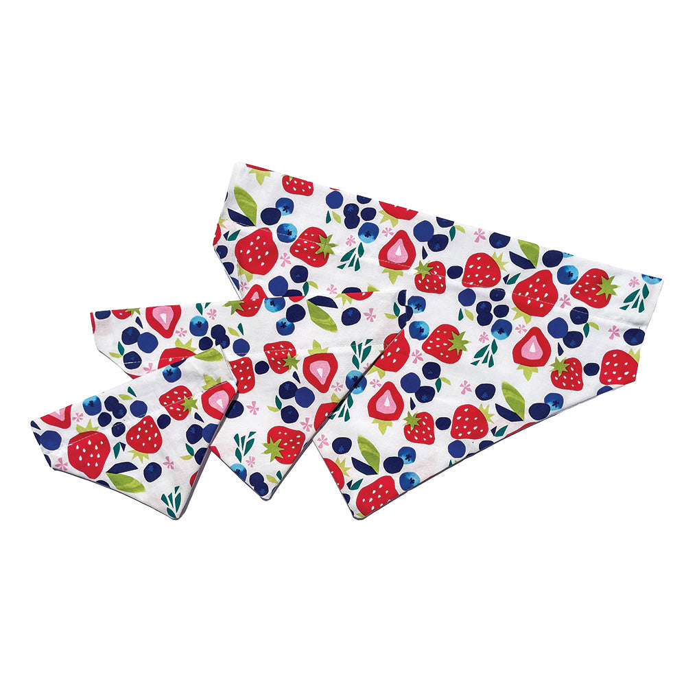 Sweet Strawberries Dog Bandana