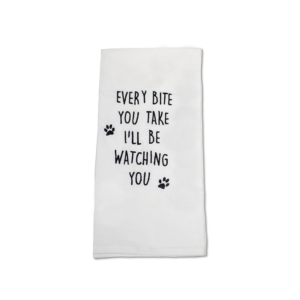 Every Bite You Take Tea Towel