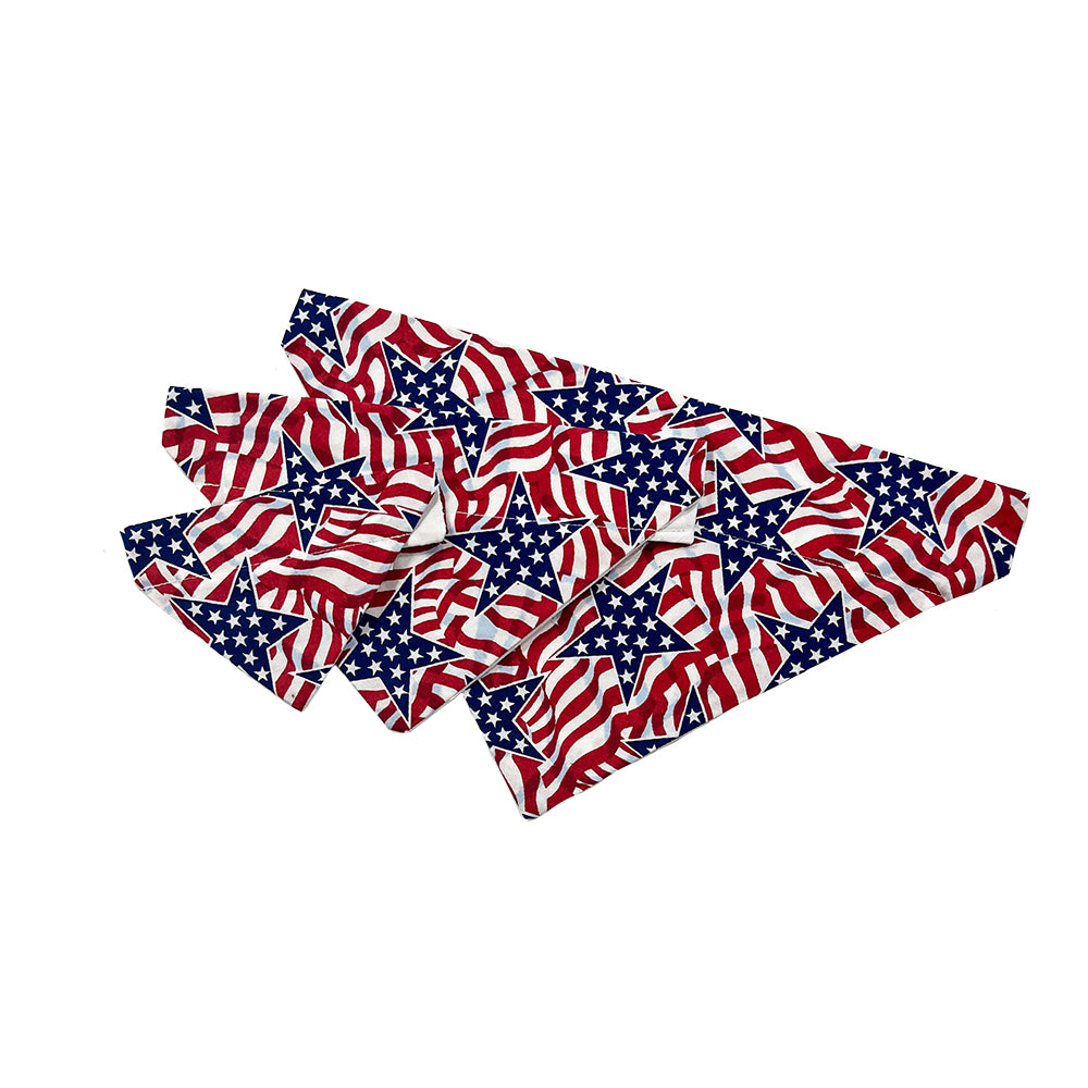 US Star Flag Dog Bandana