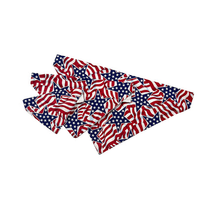US Star Flag Dog Bandana