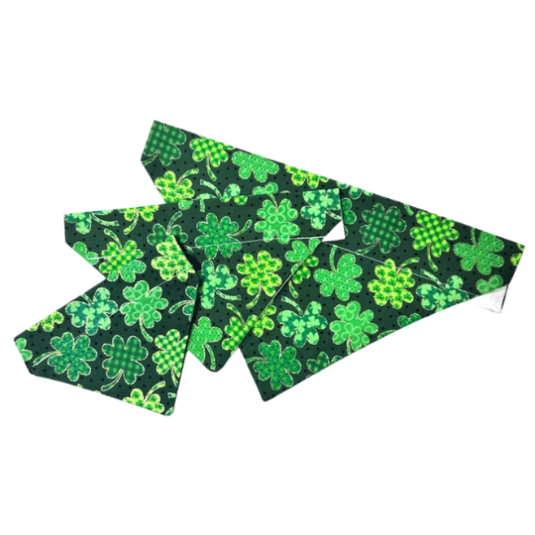 Saint Patricks Glitter Dog Bandana