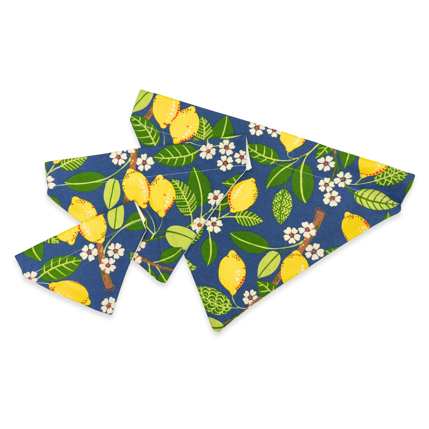 Indigo Lemon Dog Bandana