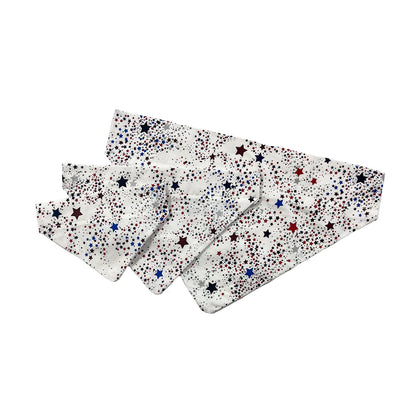 White Patriotic Stars Dog Bandana