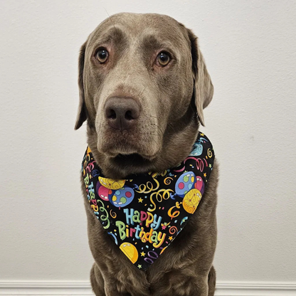 Happy Birthday Dog Bandana