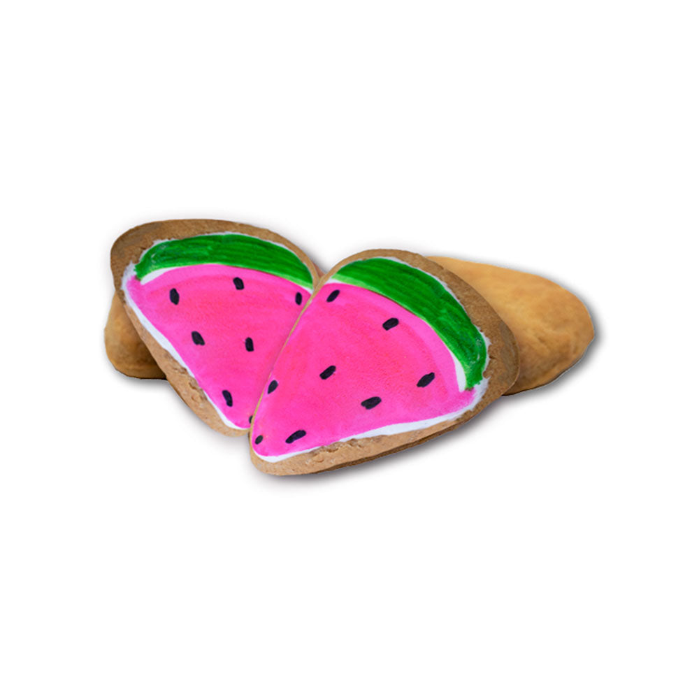 Watermelon Dog Cookies